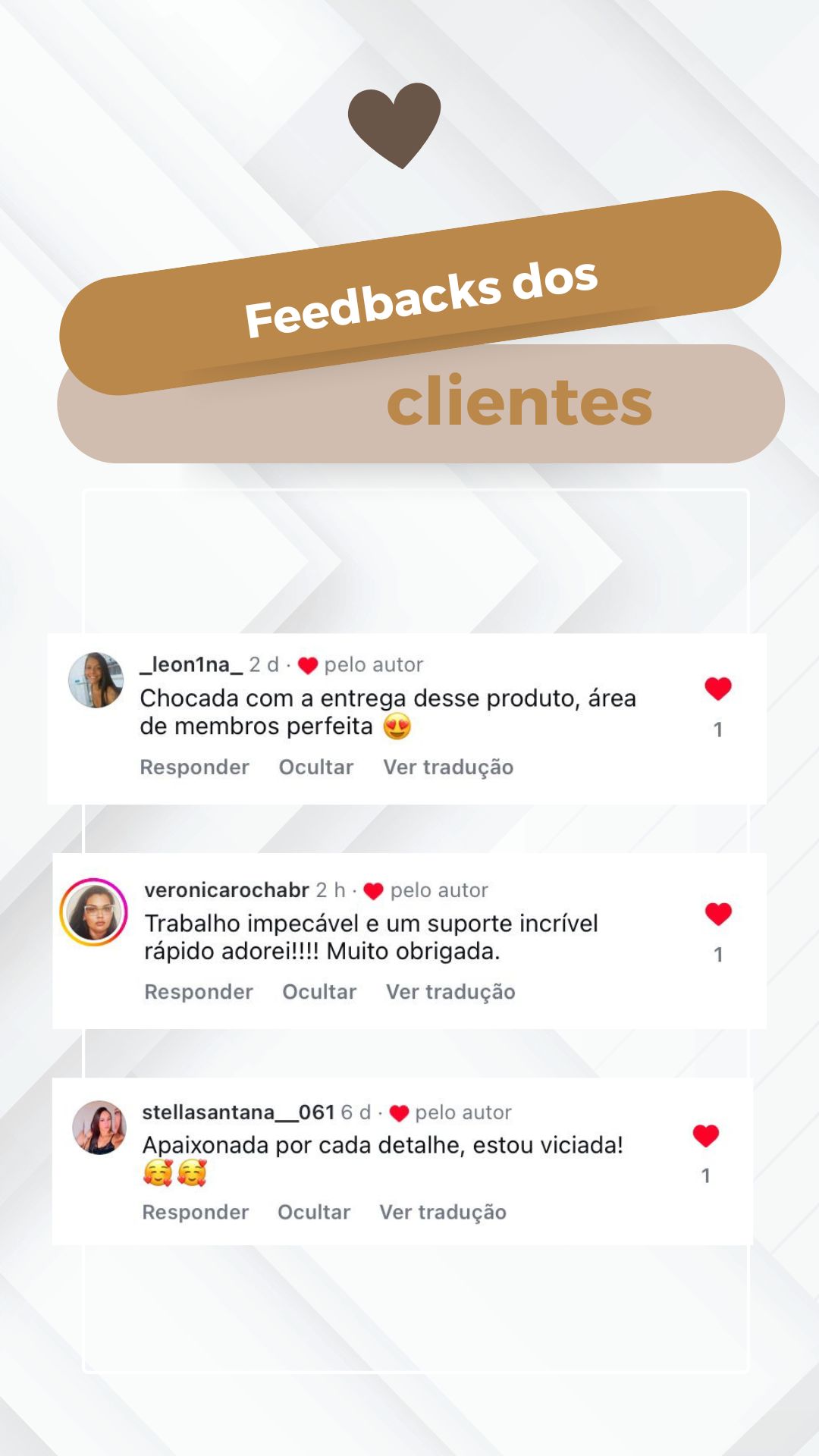 Arquitetura - Feedback (Story do Instagram)